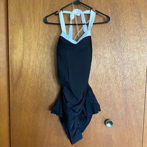 NWT Jones New York Ruffled One-Piece Swimsuit